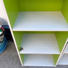 カラーボックス4点セット　1点損傷有の画像