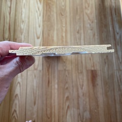 日田杉羽目板　純白無節　本実目透かし　無塗装超仕上げの画像