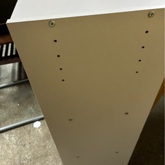 カラーボックス　ホワイト　高さ調整付の画像