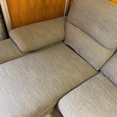 ニトリ　カウチソファーの画像