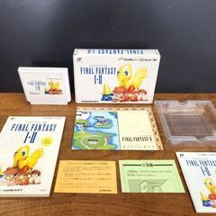 FC ファミコンソフト ファイナルファンタジー1・2 箱付き 付属品あり 動作確認済み ファミリーコンピューター スクウェア 札幌市 平岸店の画像
