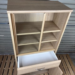 食器棚　ミドルキッチンボード　棚　シェルフ　キッチンボード　ラックの画像