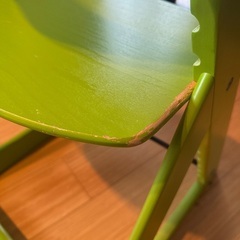 木製子供用椅子 無垢材 の画像