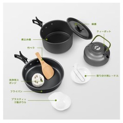 新品未使用　Terra Hiker キャンプ 食器 10点セット の画像