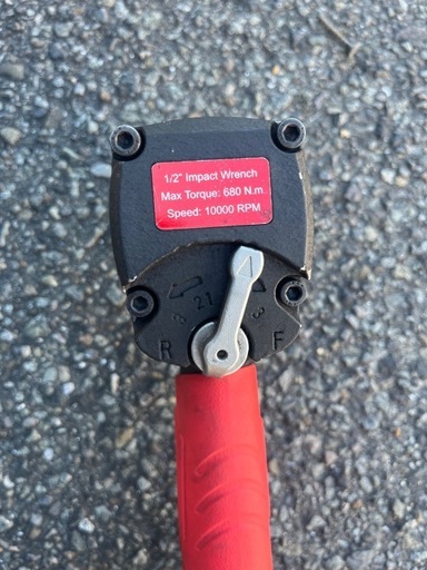 最軽量 コンパクト ハイパワーツインハンマーエアーインパクトレンチ 650Ｎｍ