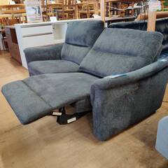 【愛品倶楽部柏店】NITORI ニトリ 電動ワイド2人掛けソファ 布張り KK6133DGY 幅190cmの画像