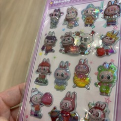 ラブブ  ベイビースリー　　立体シール　1枚200円の画像