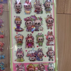ラブブ  ベイビースリー　　立体シール　1枚200円の画像