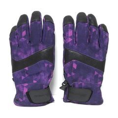 グローブ ワークマン AEGIS 防水レザーグローブ AGW11 パープル Lサイズの画像