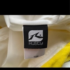 Rusty surf イエロー カジュアルbagの画像