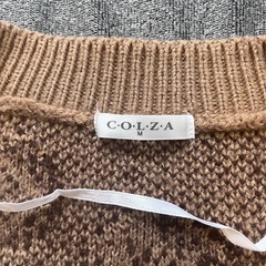 早い者勝ち　今日　Honeys 今年　ニットカーディガン　Mサイズ　アニマル柄の画像