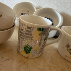 ムーミン　陶器食器セット　8点セットの画像