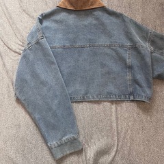 早い者勝ち　今日　短丈デニムジャンパーの画像