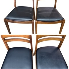 NO.2672 【3点セット】東京インテリア  ダイニングセット Table 150 Valentia / Dining Chair Figaro2  テーブル チェア 家具 中古の画像