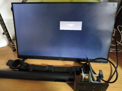 引取限定acer ゲーミングモニターkg271 モニターアーム付き (大和
