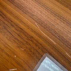 《リユースマン倉敷》ダイニングテーブル5点セット  グレー×ナチュラル 布製 食卓 机の画像