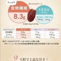 デーツ ドライフルーツの画像