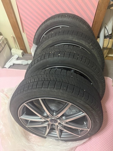 215/45/18BS-VRX2 ホイール付きバリ山 4本セット
