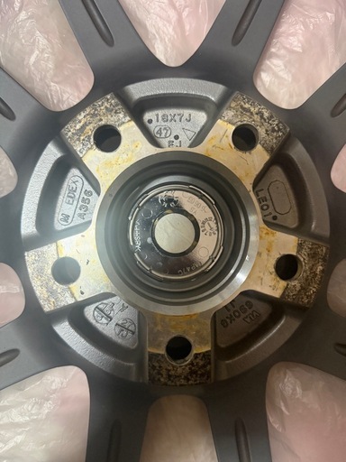 215/45/18BS-VRX2 ホイール付きバリ山 4本セット