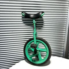店頭引き渡し 中古 一輪車 16インチ グリーン 子ども用 の画像