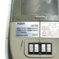 店頭引き渡し 中古 AQUA スティッククリーナー AQC-SX1J 2021年製 動作確認済みの画像