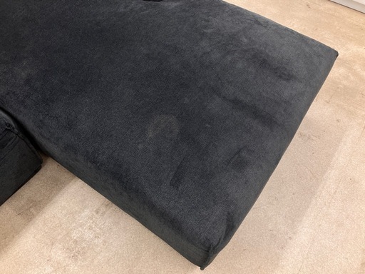 ☀️参考上代16.9万円☀️Francfranc フランフラン☀️カウチソファ☀️メーネ☀️ファブリック☀️起毛生地☀️ダークグレー☀