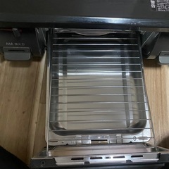 リンナイ 都市ガス用 ガステーブル KG67BKL 2口 グリル付 引取の画像