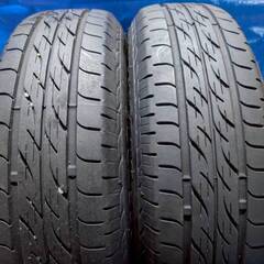 日産純正 スチールホイール 14インチ 5.0J PCD114.3 4穴 ET35 ハブ径約66 ブリヂストン NEXTRY 175/70R14 2020年 4本 SO172の画像