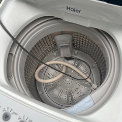 2019年　洗濯機 4.5kg ハイアール　簡易乾燥機能付きの画像