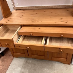 🤎CHARDONNAY シャルドネ🤎オープンカウンター🤎天然木🤎パイン材🤎オシャレ🤎ナチュラル🤎収納🤎カントリー調🤎2755の画像