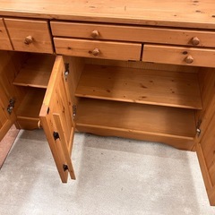 🤎CHARDONNAY シャルドネ🤎オープンカウンター🤎天然木🤎パイン材🤎オシャレ🤎ナチュラル🤎収納🤎カントリー調🤎2755の画像