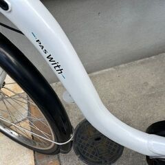 🌈超容量12.3Ah 🌈pas with パスウィズ　電動自転車　電動アシスト自転車　26インチ  122612の画像