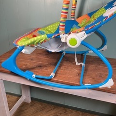 【まだまだ使えます！】フィッシャープライス　バウンサー　カエル！の画像