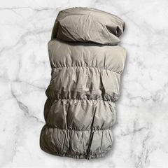 deux passyハイネックダウンベスト3L 丈長め 暖かいの画像