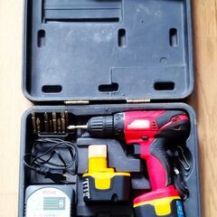 コードレスドリルドライバーセット一式BD-122　 中古の画像
