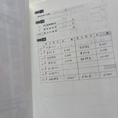 日商簿記２級　テキスト　問題集の画像