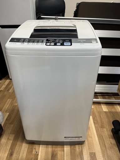 HITACHI日立 7.0kg 全自動洗濯機 簡易乾燥機能 白い約束　NW-7MY 2012年製