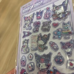 クロミちゃん　立体シールの画像