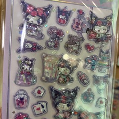 クロミちゃん　立体シールの画像