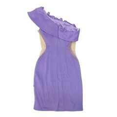 【AngelR / エンジェルアール】ギャザーパールビジューワンショルダータイトミニドレス AR22215 キャバドレスの画像