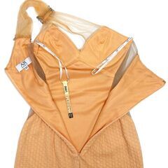 【AngelR / エンジェルアール】メッシュ×ビジューバックル ワンショルダー タイトミニドレス AR24805 キャバドレスの画像