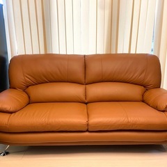 関家具　3人掛けソファー　の画像