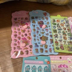 ボンボンドロップシールなどシールセットの画像