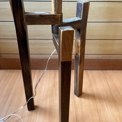 木製テーブルライト E26ソケットの画像