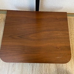 ハンガーラック　ハンガーポール　キャスター付き　アイアン　ブラウンの画像