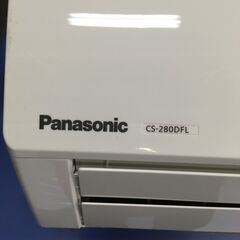 ★リユースのサカイ横浜南店★YM1751 Panasonic エアコン CS-280DFL-W 2.8kw 20年製 室内機分解洗浄済みの画像