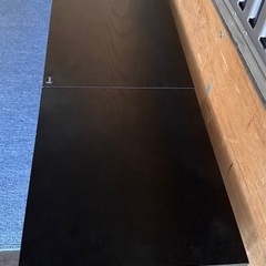テレビ台 ブラック 伸縮タイプ／中古美品の画像
