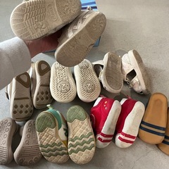 子供靴8店セットvans ミキハウス　ニューバランス　
アシックスの画像