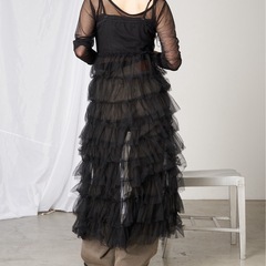 RAY CASSIN チュールキャミワンピースの画像