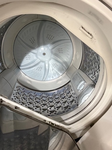 洗濯機（東芝 ZABOON 8kg）＋洗濯機ラックセット／動作良好／引取限定